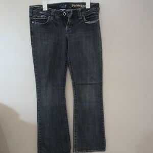 PIONEER Silver Women's Charcoal Boot Cut Jeans